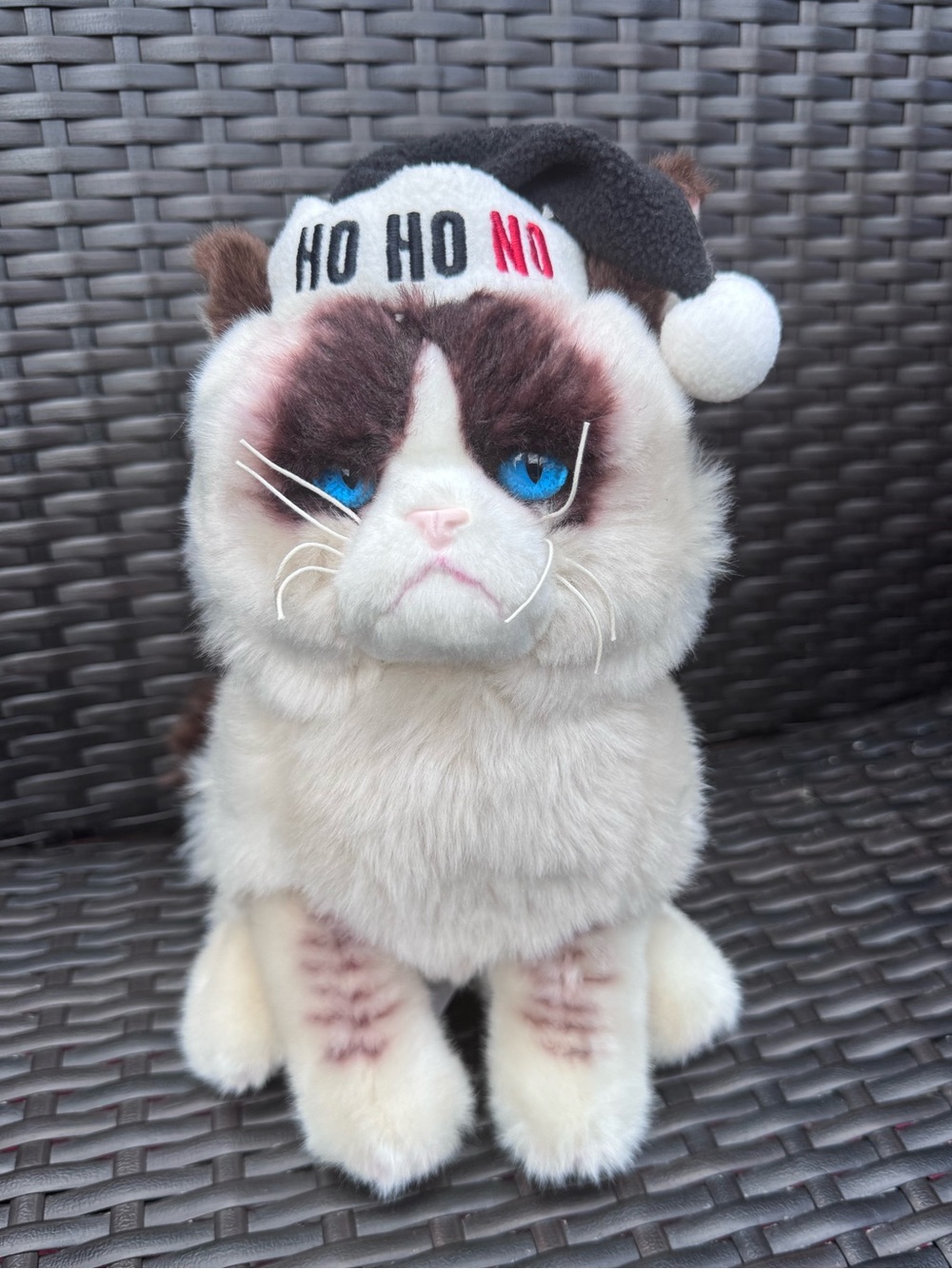 Grumpy Cat Ho Ho No Gund Plush Stuffed Animal NWT Christmas Kitty rare